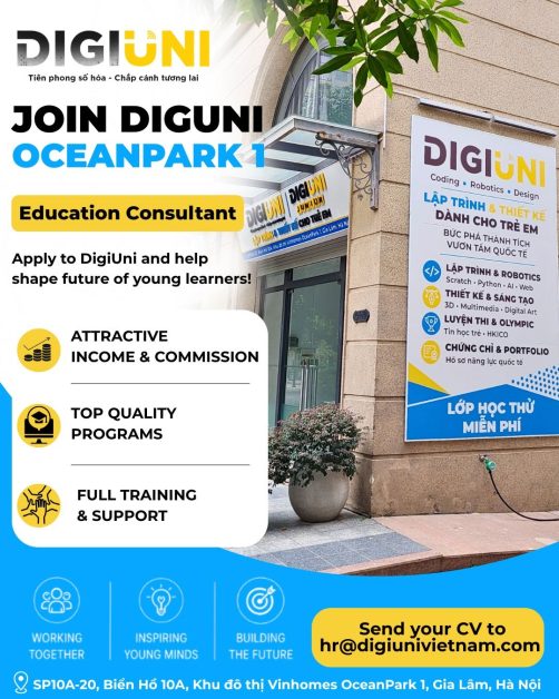 TUYỂN DỤNG |EDUCATION CONSULTANT | August, 2026 1
