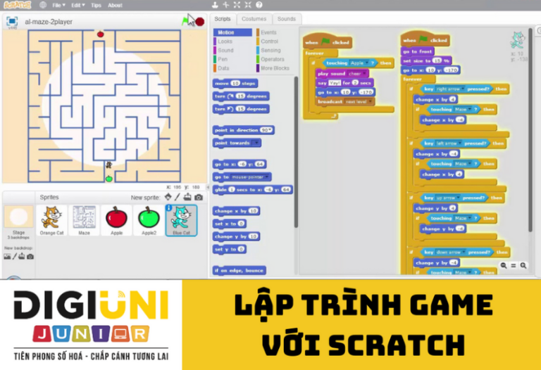 6 Ứng dụng của phần mềm Scratch - DigiUni Vietnam